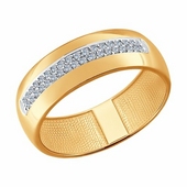 Кольцо из золота с бриллиантами