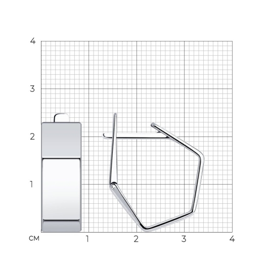 Серьги из серебра