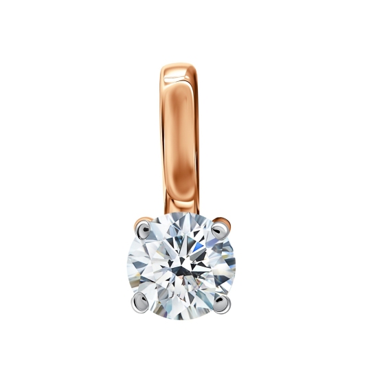 Подвеска из золота с бриллиантом 0,3 ct