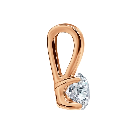 Подвеска из золота с бриллиантом 0,3 ct