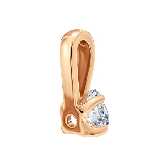 Подвеска из золота с бриллиантом 0,3 ct