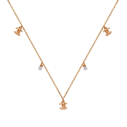 Колье из золота с фианитами