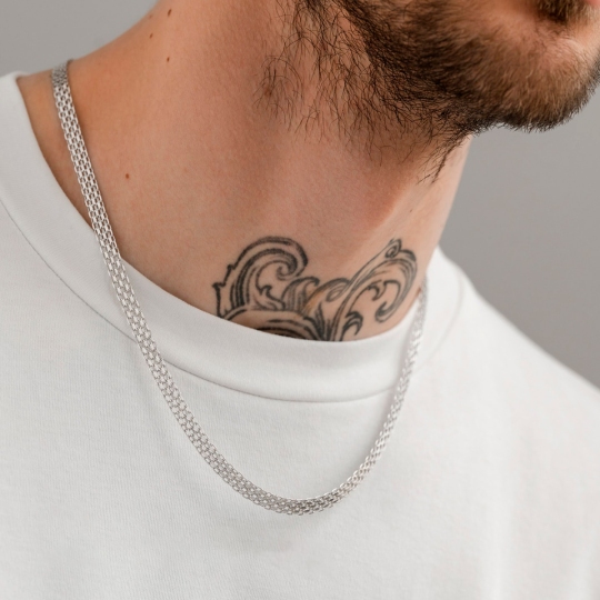 Цепь из серебра плетения 