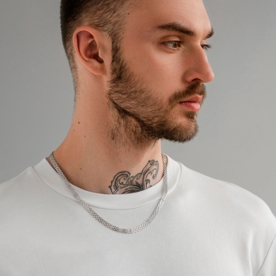 Цепь из серебра плетения 