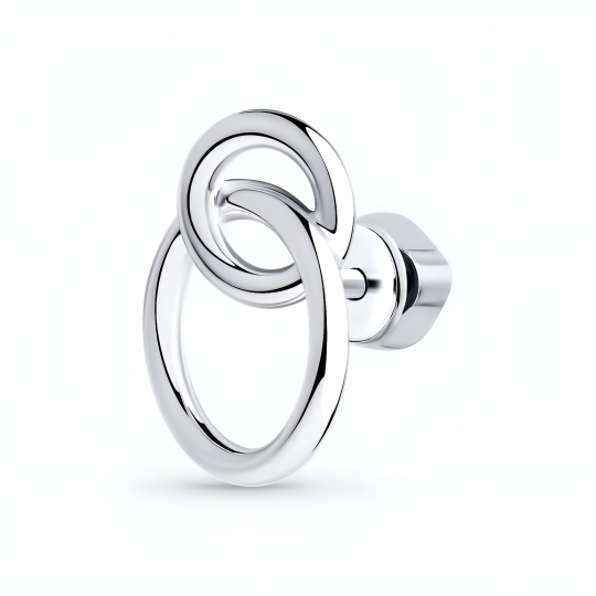 Серьга из серебра