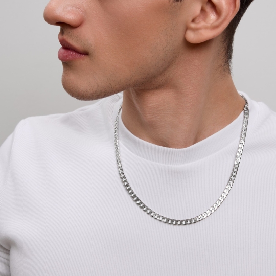 Цепь из серебра плетения 