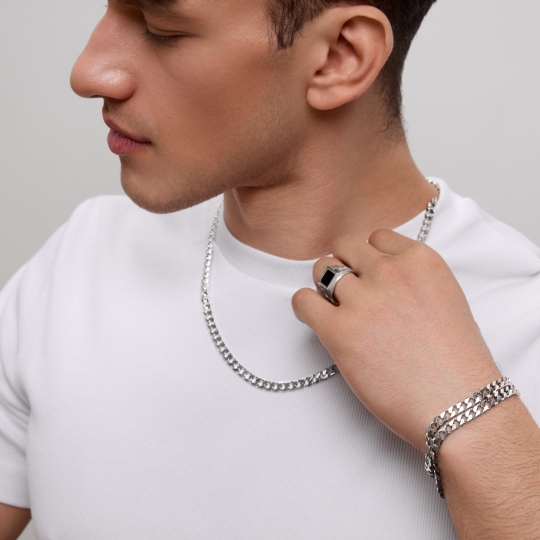 Цепь из серебра плетения 