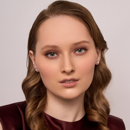 Серьги из золота с фианитами