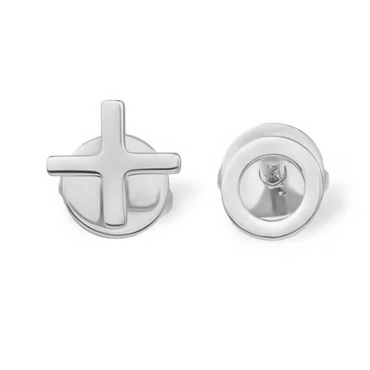 Асимметричные серьги из серебра