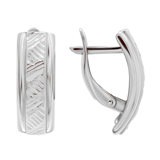 Серьги из серебра