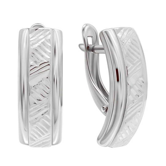 Серьги из серебра