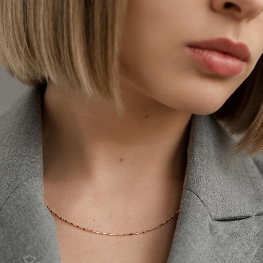 Цепь из лимонного золота плетения 