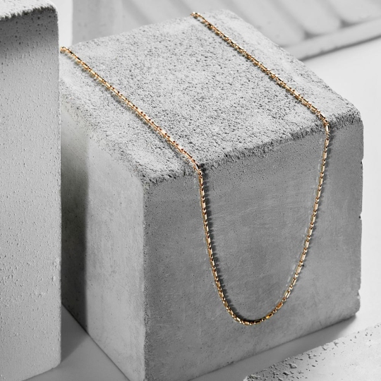 Цепь из лимонного золота плетения 