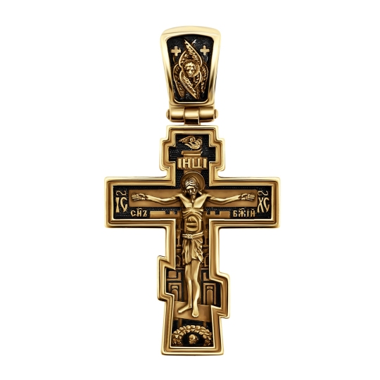 Подвеска-крест из золота