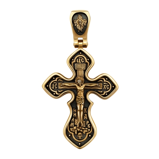 Подвеска-крест из золота