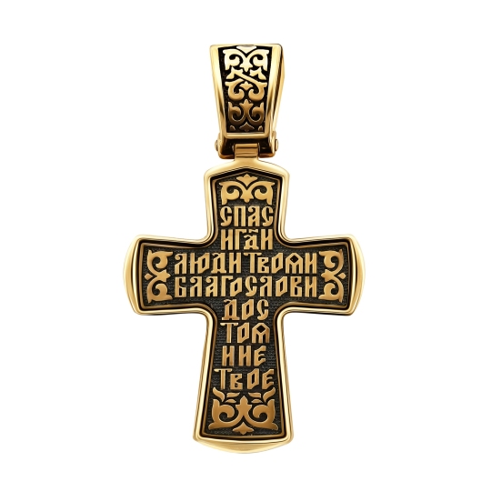 Подвеска-крест из золота