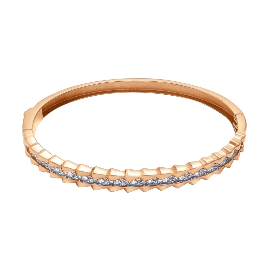 Браслет из золота с фианитами