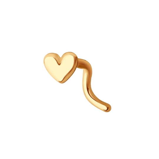 Пирсинг для носа из золота