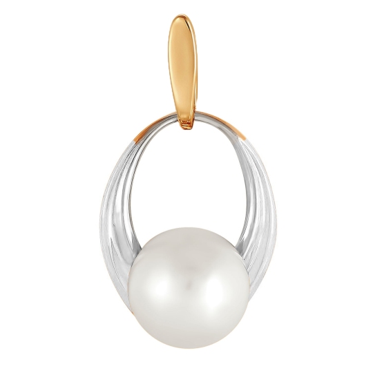 Подвеска из золота с жемчугом
