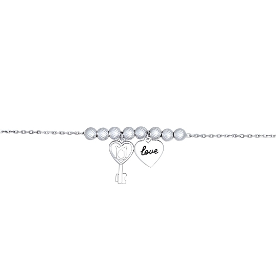 Браслет из серебра с эмалью