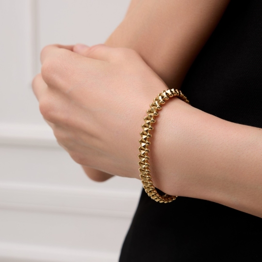 Браслет из лимонного золота