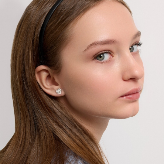 Серьги из белого золота