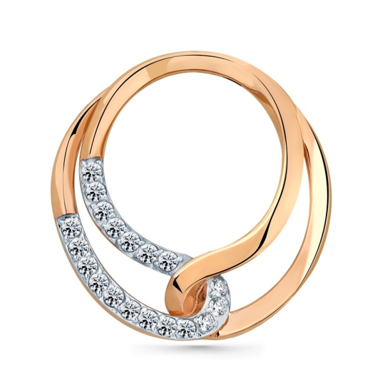 Подвеска из золота с фианитами