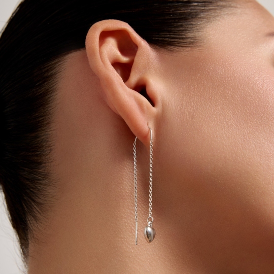 Серьги из серебра