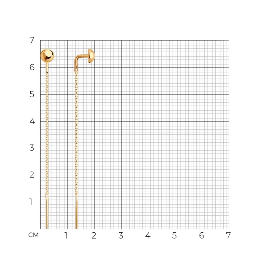 Серьги из золота