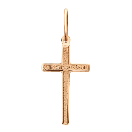 Подвеска-крест из золота
