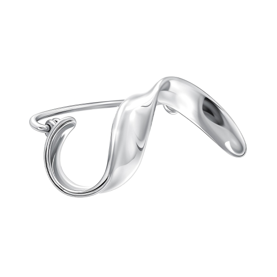 Брошь из серебра