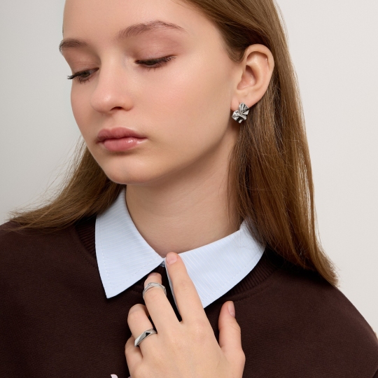 Серьги из серебра