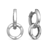 Серьги из белого золота
