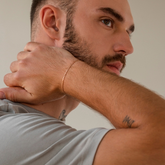 Браслет из золота плетения 