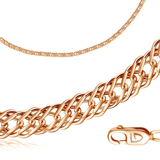 Браслет из золота плетения 