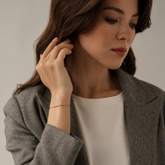 Браслет из золота плетения 