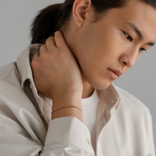 Браслет из золота плетения 