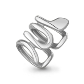 Серьга-кафф из серебра