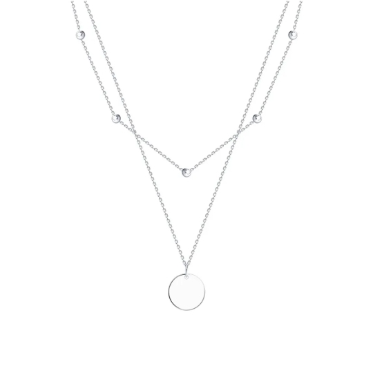 Колье из серебра