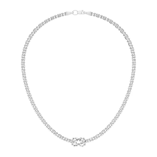 Колье из серебра