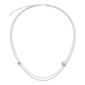 Колье из серебра