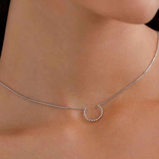 Колье из серебра