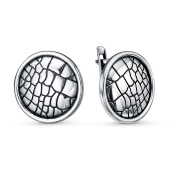 Серьги из серебра с эмалью