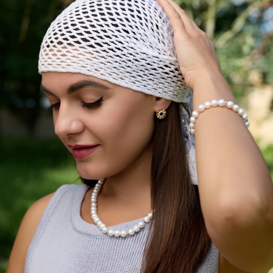 Серьги из золота с фианитами