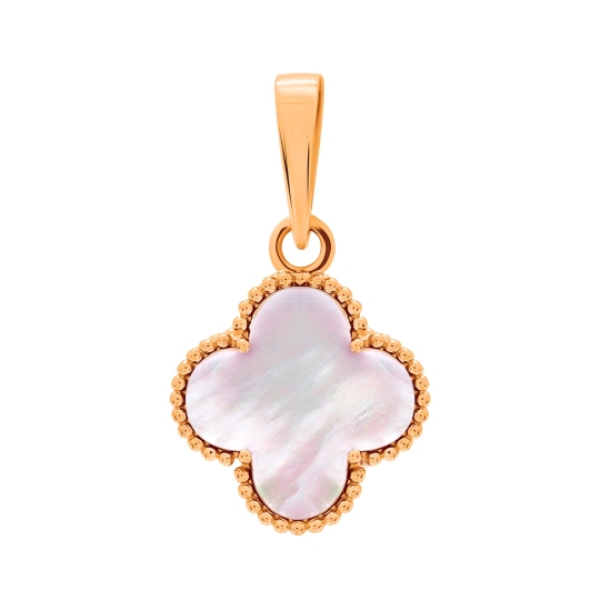 Подвеска из золота с перламутром