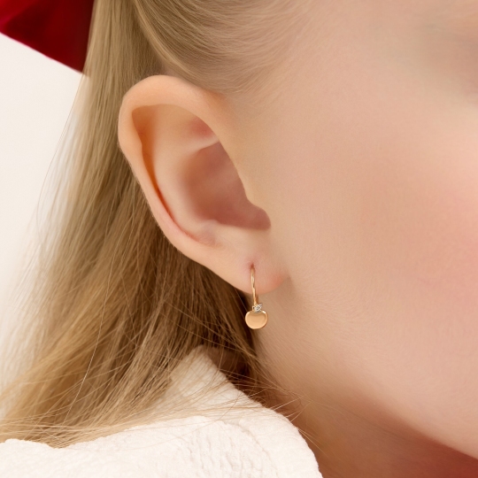 Серьги из золота с бриллиантами