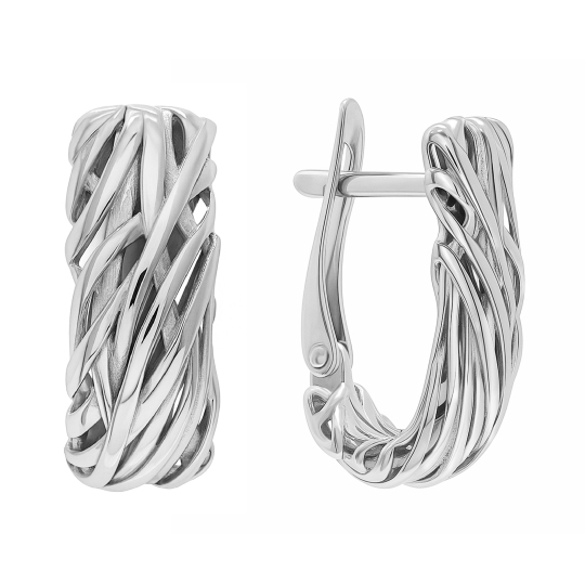 Серьги из серебра
