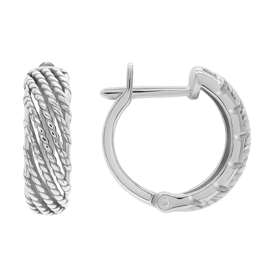 Серьги из серебра