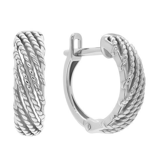 Серьги из серебра