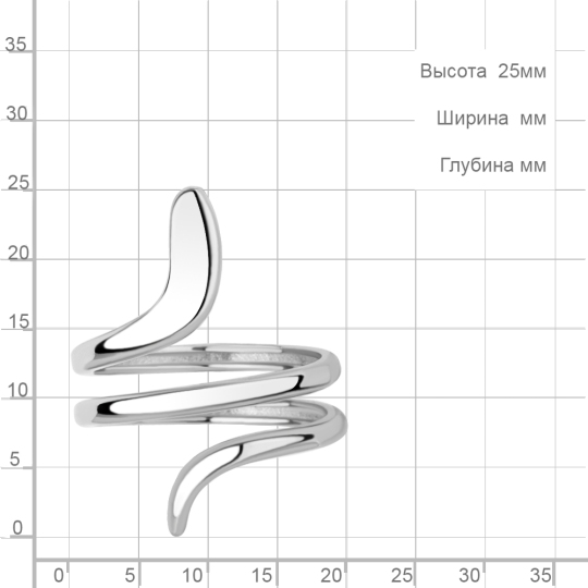 Кольцо из серебра